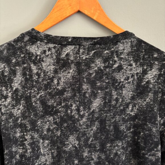 Stormy Grey Tie Dye Honey Punch Jersey Dress with Front Cut outs - Picture 8 of 9